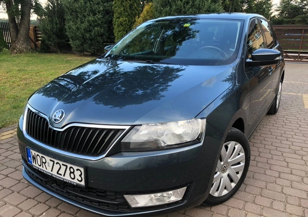 Skoda RAPID cena 32900 przebieg: 199000, rok produkcji 2016 z Józefów małe 326